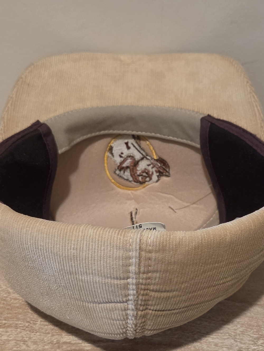 Vintage Winchester Corduroy Ear Flap Fitted Hat - Size Medium 7 to 7 1/8 - Picture 10 of 12